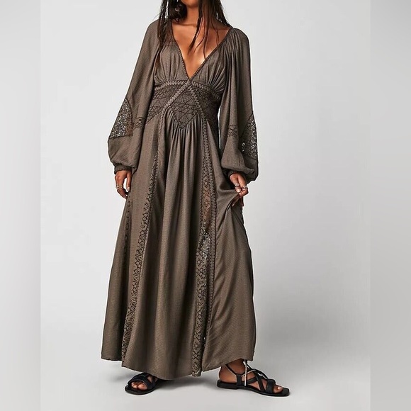 Free People Dresses & Skirts - Free People Southwest Lace Maxi Dress